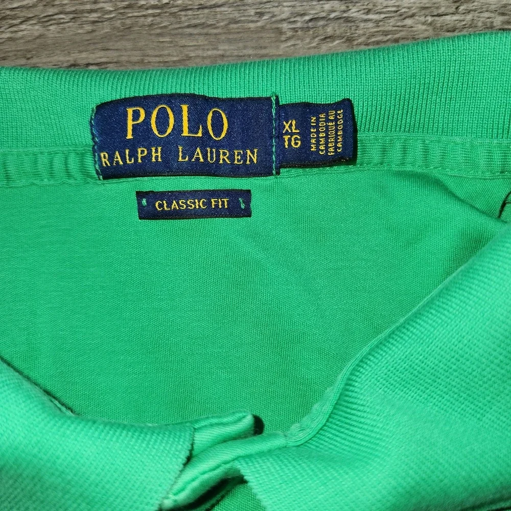 Ralph Lauren Men's XL Classic Fit Green Polo